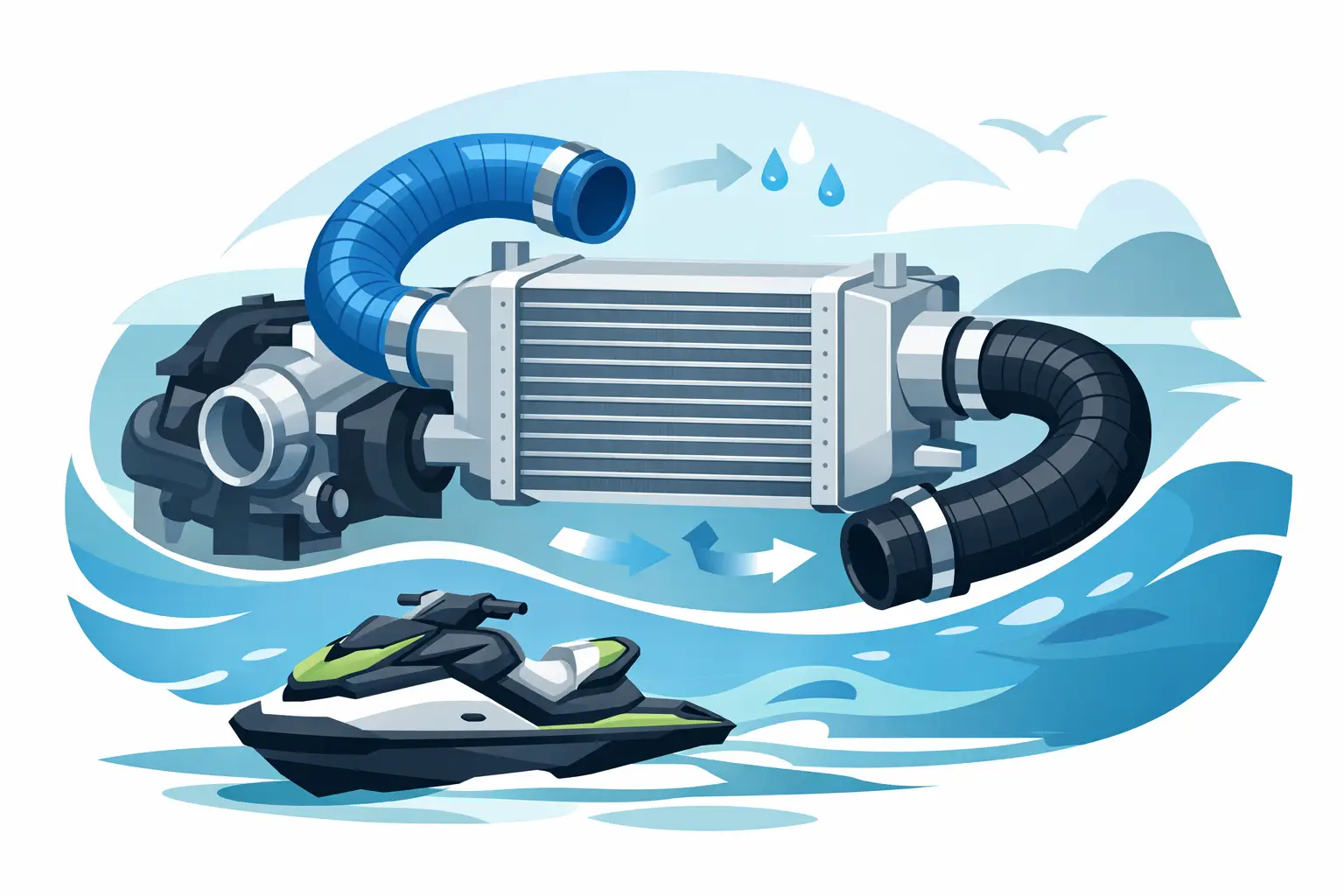 Fizzle Sea-Doo 325 Intercooler Hoses Explained
