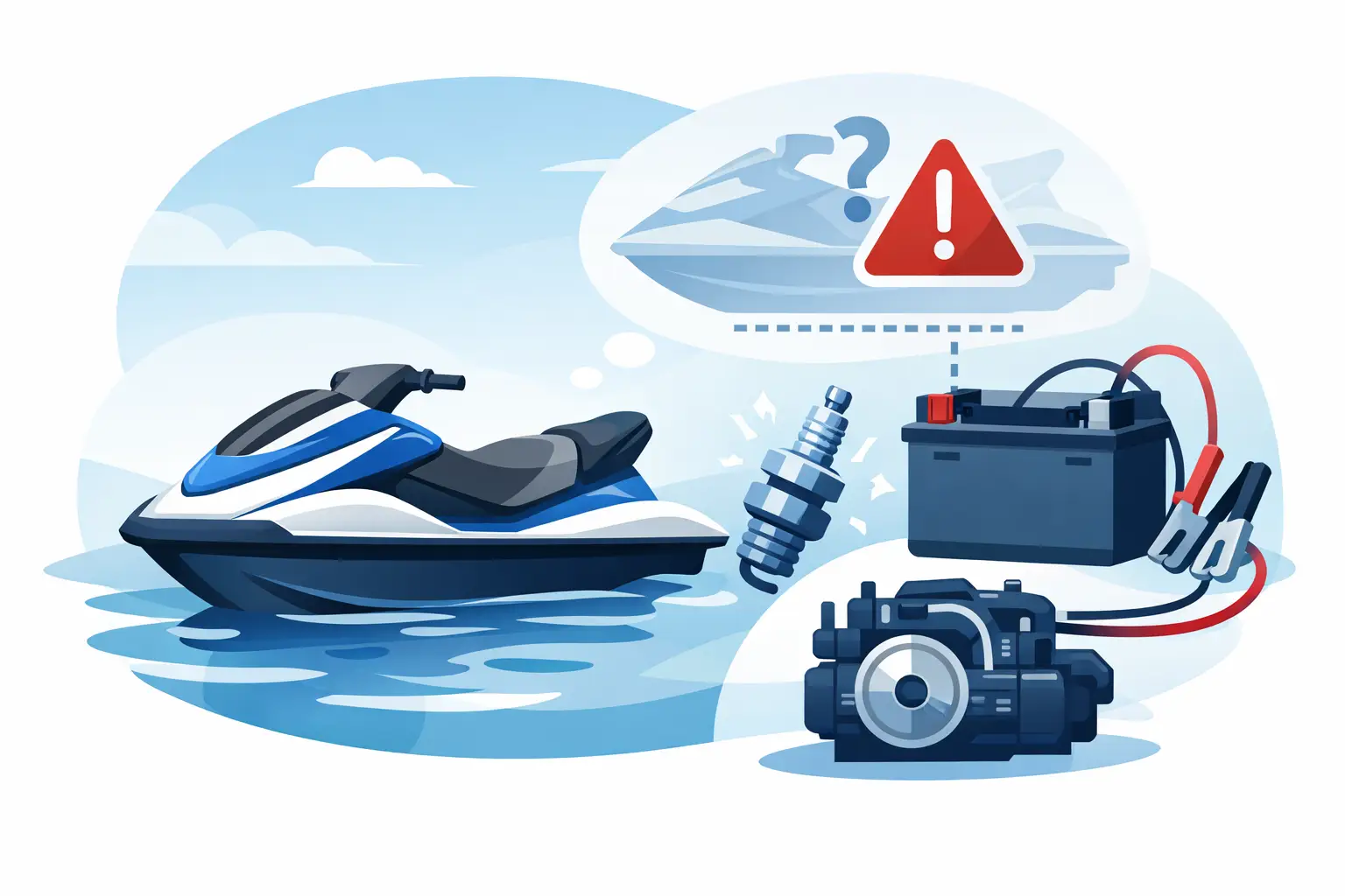 JetSki Starting Problems: What Fails First?