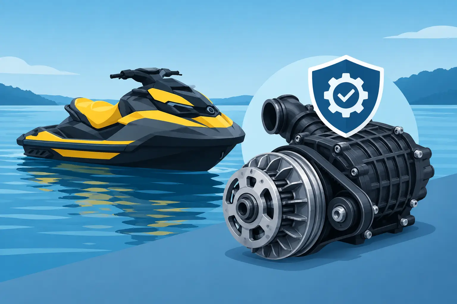 Supercharger Clutch Prevention for Sea-Doo